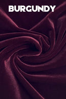 Velvet Double Slit Gown - Coquetry Clothing