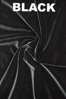 Velvet Double Slit Gown - Coquetry Clothing
