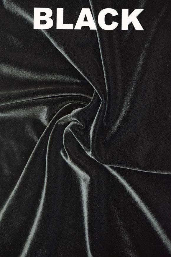 Velvet Double Slit Gown - Coquetry Clothing