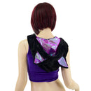 Velvet Forest Fox Crop Hoodie - Coquetry Clothing