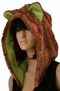 Velvet Forest Fox Crop Hoodie - 6