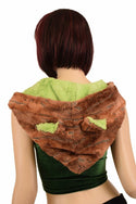 Velvet Forest Fox Crop Hoodie - 9