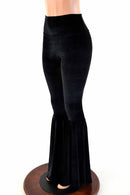 Velvet High Waist Bell Bottom Flares - Coquetry Clothing