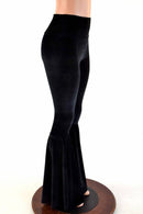 Velvet High Waist Bell Bottom Flares - Coquetry Clothing