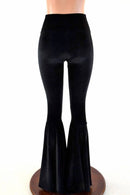 Velvet High Waist Bell Bottom Flares - Coquetry Clothing