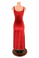Velvet Slit Gown - Coquetry Clothing