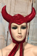 Vintage Style Devil Hood - Coquetry Clothing