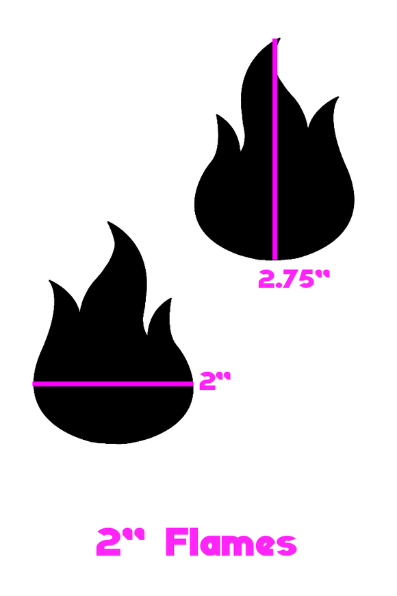 Warm Tone Flame Pasties - Coquetry Clothing