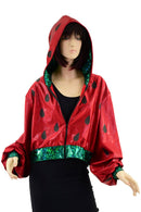 Watermelon Balloon Sleeve Jacket - Coquetry Clothing