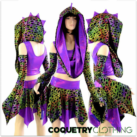 Weekender III Pixie Edition in Poisonous & Grape - Coquetry Clothing