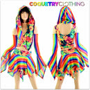 Weekender III Pixie Edition in Rainbow & Acid Splash - Coquetry Clothing