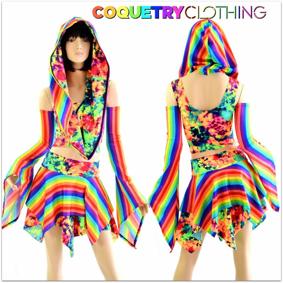 Weekender III Pixie Edition in Rainbow & Acid Splash - Coquetry Clothing
