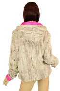Minky Faux Fur Short Jacket - 3