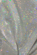 White Kaleidoscope Josie Halter Bell Bottom Flare Catsuit - Coquetry Clothing