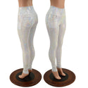 White Kaleidoscope Pocket Leggings - 1