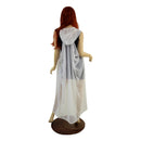 White Mesh Hooded Racerback Duster - Coquetry Clothing
