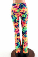 Womens Acid Splash Boot Cut Leggings - Coquetry Clothing
