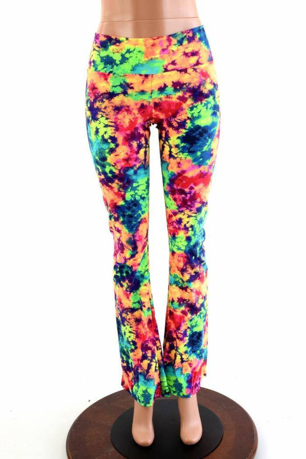 Womens Acid Splash Boot Cut Leggings - 1
