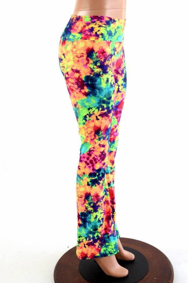 Womens Acid Splash Boot Cut Leggings - 2