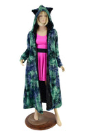 Womens Double Minky Duster with Kitty Ears - Coquetry Clothing