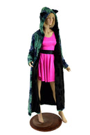 Womens Double Minky Duster with Kitty Ears - Coquetry Clothing