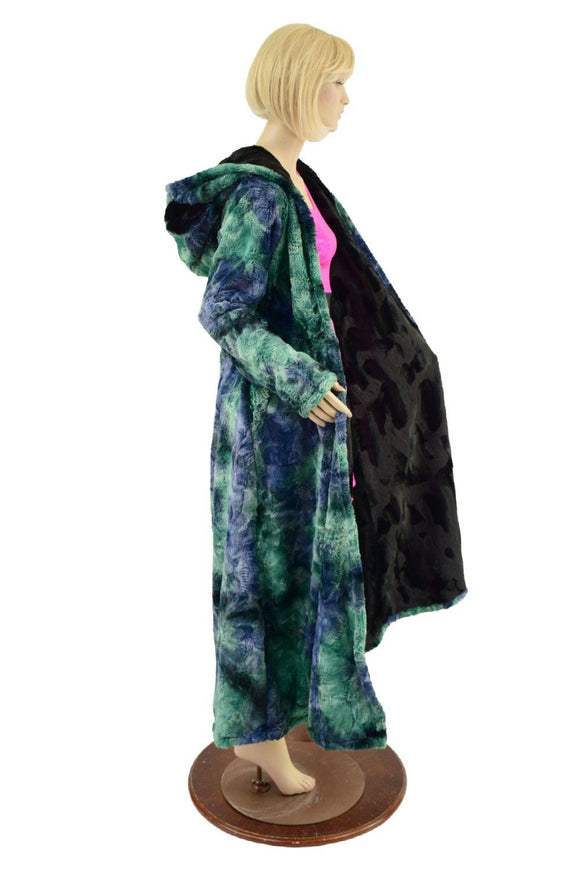 Womens Double Minky Duster with Kitty Ears - Coquetry Clothing