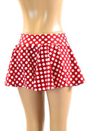 XXS Ready to Ship Polka Dot Minnie Rave Skirt - 3