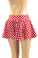 XS Ready to Ship Polka Dot Minnie Rave Skirt - Coquetry Clothing
