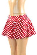 XXS Ready to Ship Polka Dot Minnie Rave Skirt - 2