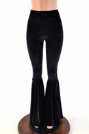 XS Ready to Ship Velvet High Waist Bell Bottom Flares - Coquetry Clothing