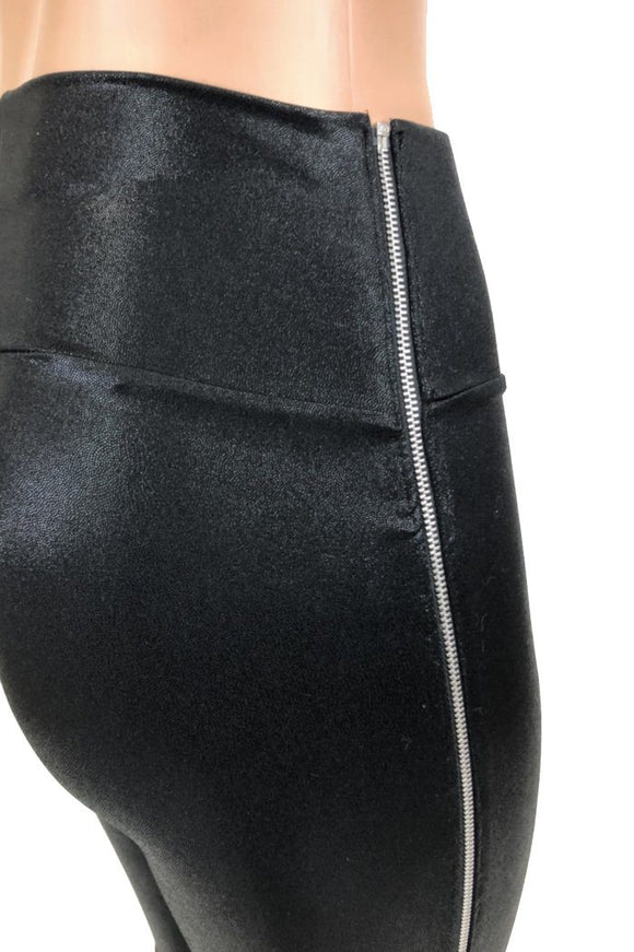 Zip Away High Waist Leggings - Coquetry Clothing