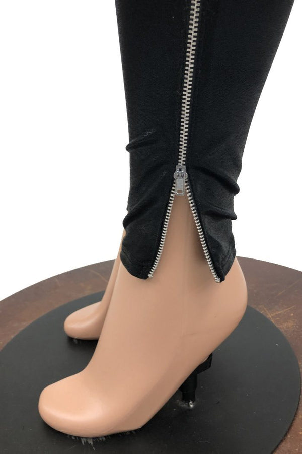 Zip Away High Waist Leggings - 4