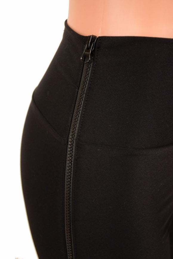 Zip Away High Waist Leggings - Coquetry Clothing