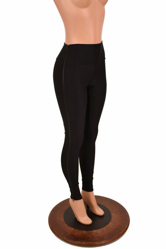 Zip Away High Waist Leggings - Coquetry Clothing