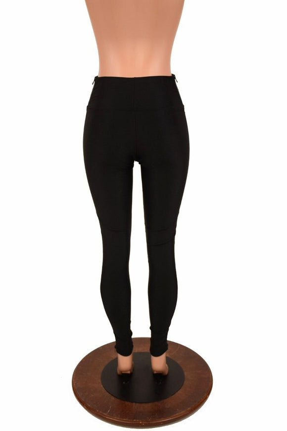 Zip Away High Waist Leggings - Coquetry Clothing