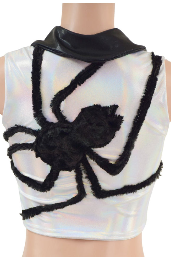 Zipper Front Boris the Spider Vest - Coquetry Clothing