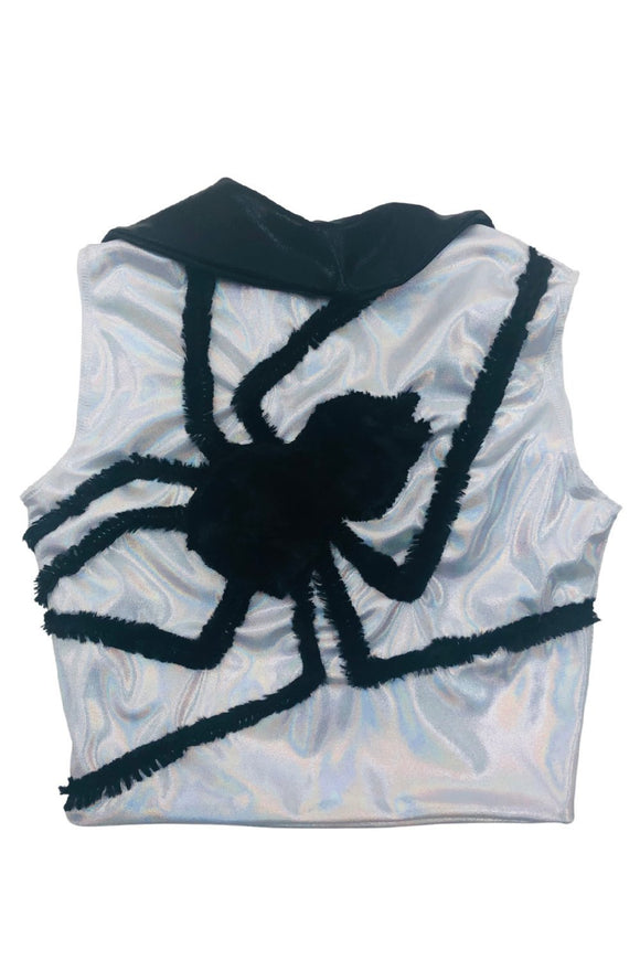 Zipper Front Boris the Spider Vest - Coquetry Clothing