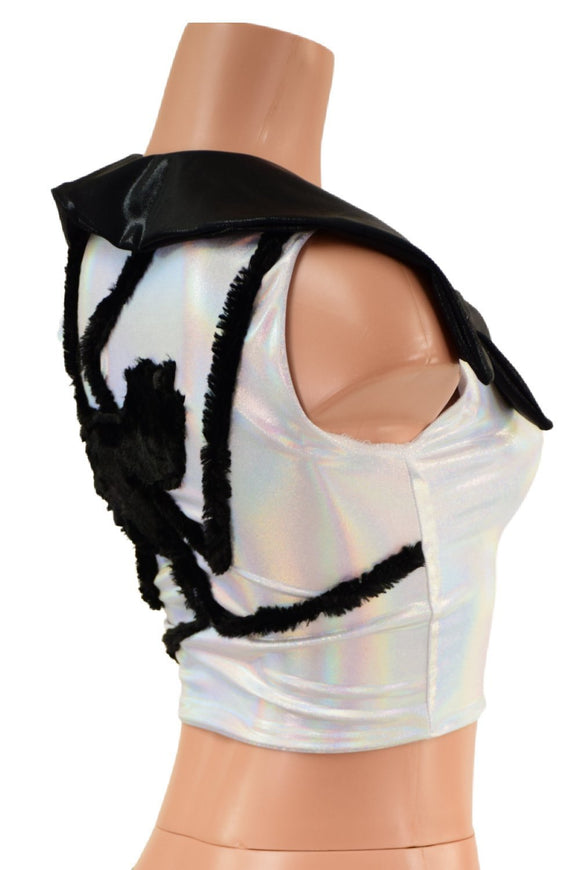 Zipper Front Boris the Spider Vest - Coquetry Clothing